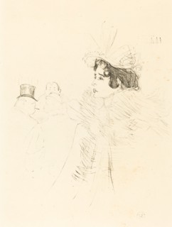 Miss May Belfort in the Irish and American Bar, rue Royale (Miss Belfort Belfort au Irish and American Bar, Rue Royale), 1895.