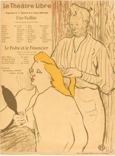 The Hairdresser - Program for the Theatre-Libre (Le coiffeur - Programme du Théatre-Libre), 1893.