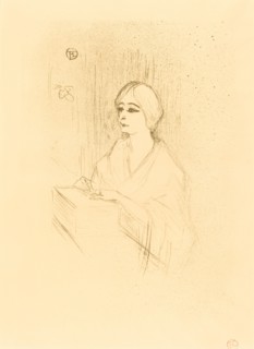 Yahne in His Box (Yahne dans sa loge), 1895.