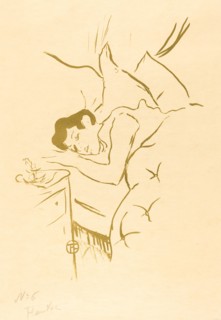 Your Mouth (Ta bouche), 1893. Observations of daily life inside a Parisian brothel where Lautrec resided.