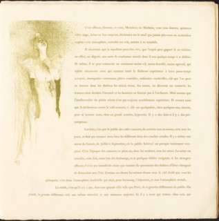 Yvette Guilbert, 1894.