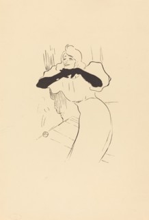 Yvette Guilbert: Linger, Longer, Loo. Song wriitten by Sidney Jones.