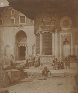 Gate to Imperial Palace and Fountain of Ahmed III, 1857.