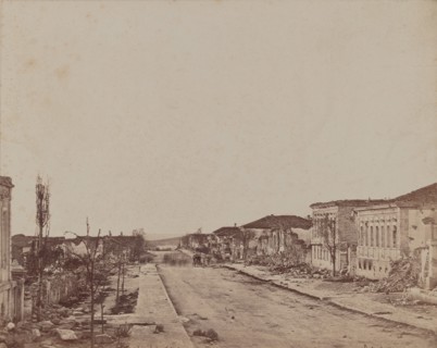 Street in Sebastopol, 1855-1856.