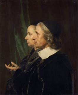 Portrait of the Artist's Parents, Salomon de Bray and Anna Westerbaen, 1664.