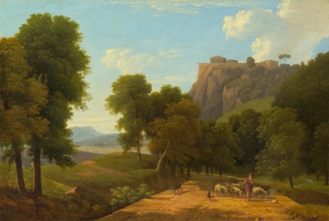 Shepherd with His Flock, c. 1820.