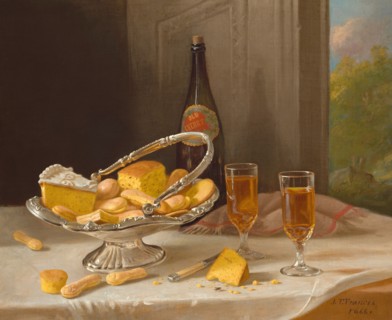 Still Life with Silver Cake Basket, 1866.