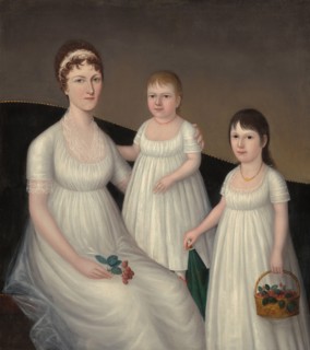 Grace Allison McCurdy (Mrs. Hugh McCurdy) and Her Daughters, Mary Jane and Letitia Grace, c. 1806.