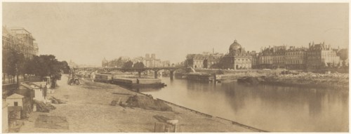 The Seine from the Pont du Carrousel Looking towards Notre Dame, 1853.