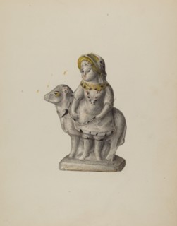 Chalkware Figure, c. 1939.