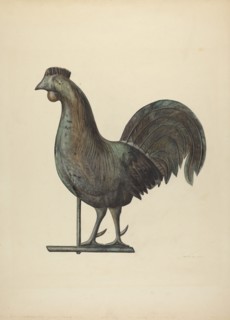 Weather Vane Finial, c. 1938.