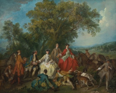 Picnic after the Hunt, probably c. 1735/1740.