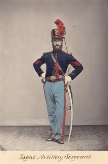 Light Artillery, Sergeant, 1866.