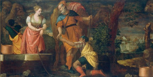 Rebecca at the Well, c. 1582/1588.