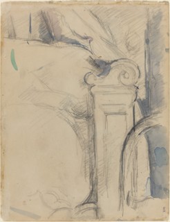 Bedpost [verso], c. 1895.
