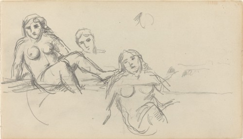 Seated Bather [verso], 1882/1885.