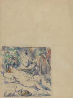 Waking Up [verso], c. 1880.