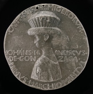 Gianfrancesco I Gonzaga, 1395-1444, 1st Marquess of Mantua 1433 [obverse], c. 1439.