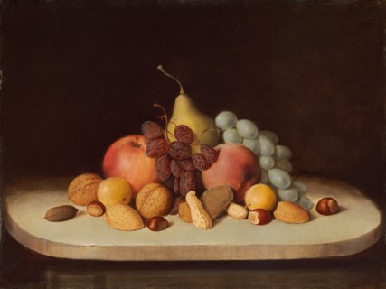 Still Life with Fruit and Nuts, 1848.