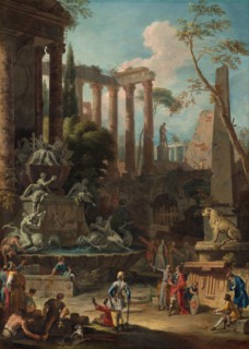Memorial to Admiral Sir Clowdisley Shovell, 1725.