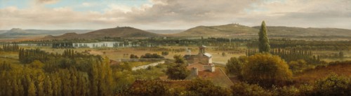Panoramic Landscape near the River Moselle, c. 1830.