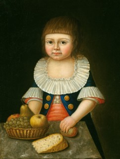 Boy with a Basket of Fruit, c. 1790.