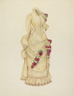 Bustle Dress, 1935/1942.