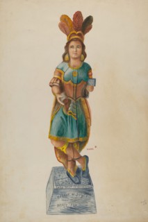 Cigar Store Indian, 1935/1942.