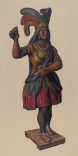 Cigar Store Indian, 1935/1942.
