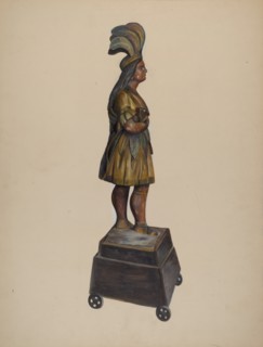 Cigar Store Indian, c. 1937.