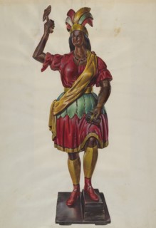 Cigar Store Indian, c. 1938.
