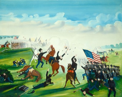Civil War Battle, 1861 or after.