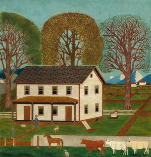 Farmhouse in Mahantango Valley, late 19th century.