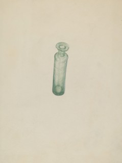 Glass Medicine Vial, 1935/1942.