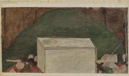 Station of the Cross No. 14: "Jesus is Laid in His Tomb, c. 1936.