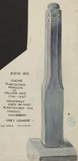 Sugar Plantation Marker, 1935/1942.