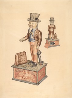 Toy Bank: Uncle Sam, 1935/1942.