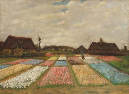 Flower Beds in Holland, c. 1883.