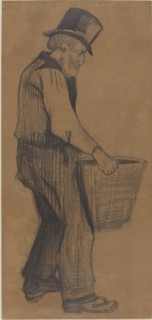Old Man Carrying a Bucket, 1882.