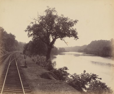 The Lehigh, At Turkey Run, c. 1895.