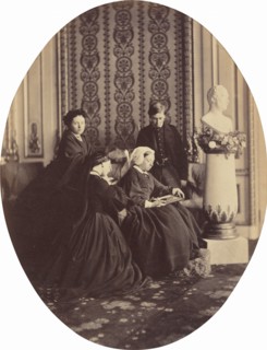 Queen Victoria in Mourning, 1862.