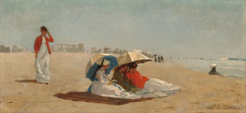 East Hampton Beach, Long Island, 1874.