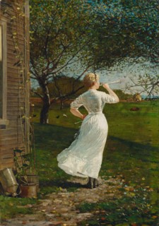 The Dinner Horn (Blowing the Horn at Seaside), 1870.