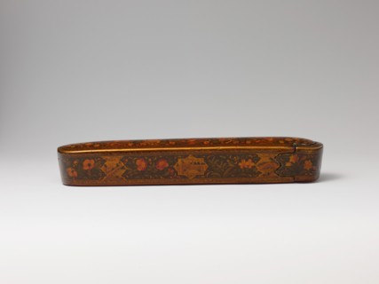 Pen Box with Architectural Cartouches, Iran, dated A.H. 1156/ A.D. 1743.