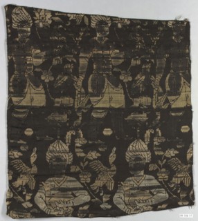 Textile Fragment, Iran, first half 16th century. A glimpse into the hunting practices and fashions of Safavid Iran.