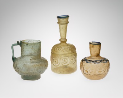 Ewer with Floral Scroll, Iran, 12th century.