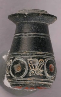 Button or Bead, Iran, 8th-10th century.