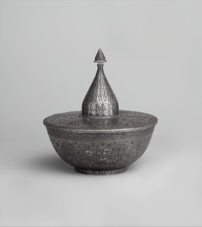 Bowl with Cover, Iran, 19th century.