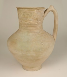 Unglazed Ewer, Iran, 9th-10th century.