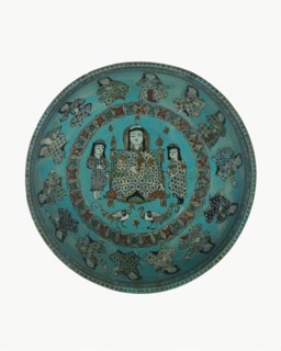 Bowl with a Ruler and Attendants, Iran, 12th-13th century.
